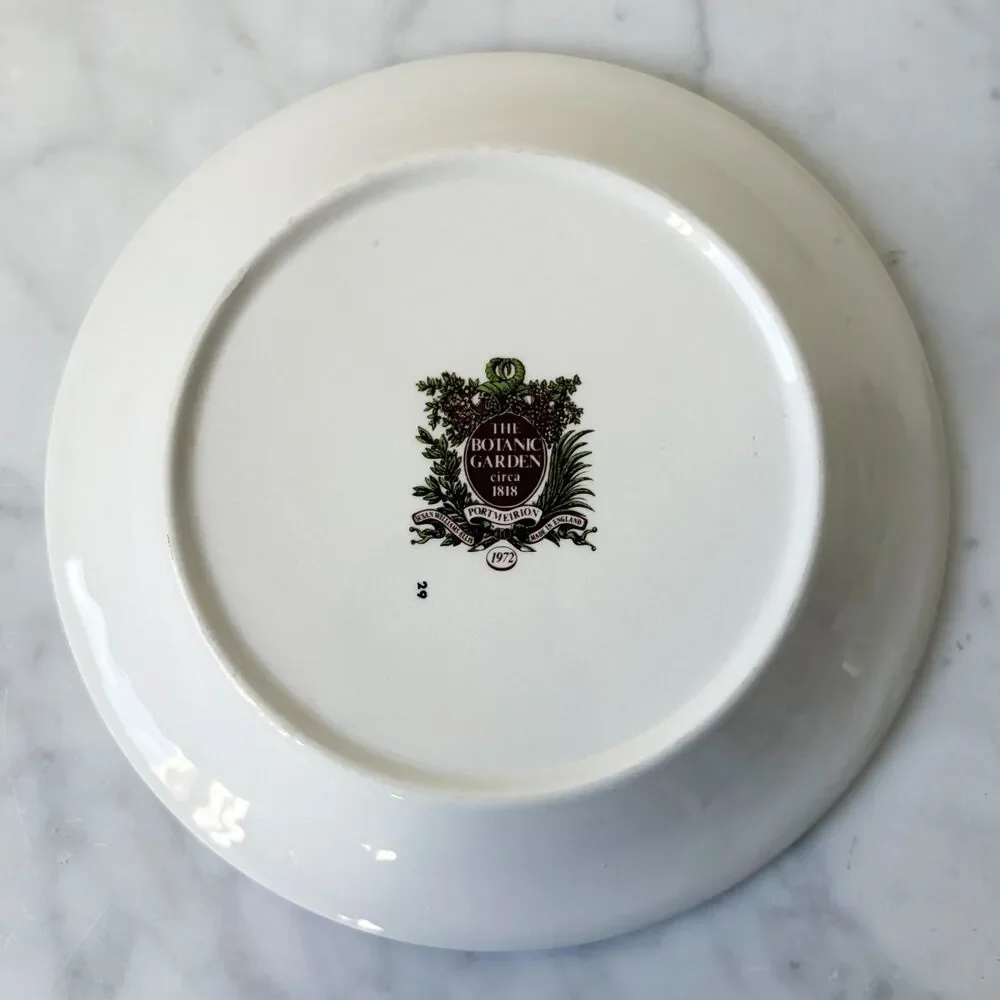 Vintage Portmeirion Botanic Garden Spring Gentian Bread Plate 7.25